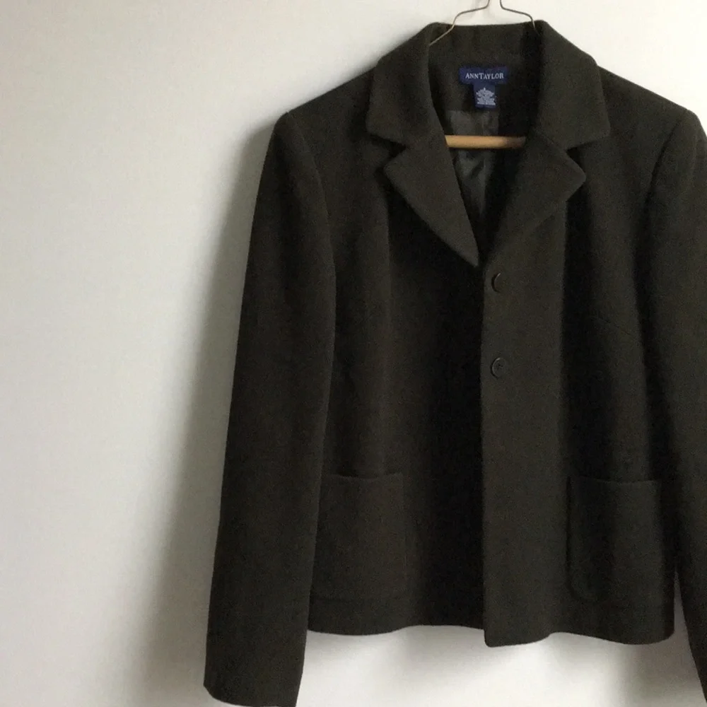 Vintage Ann Taylor Cashmere & Wool Blazer - Picture 6 of 6